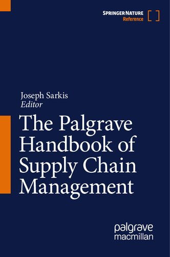 The Palgrave Handbook of Supply Chain Management (PDF/EPUB Version)