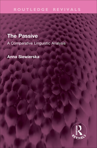 The Passive: A Comparative Linguistic Analysis (PDF/EPUB Version)