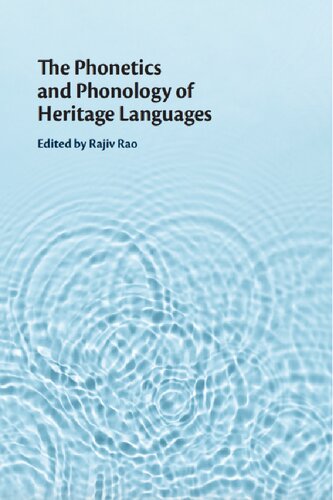The Phonetics and Phonology of Heritage Languages (PDF/EPUB Version)