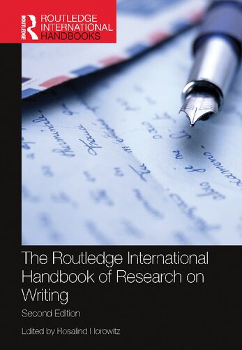 The Routledge International Handbook of Research on Writing (PDF/EPUB Version)
