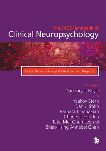 The SAGE Handbook of Clinical Neuropsychology: Clinical Neuropsychological Assessment and Diagnosis (PDF/EPUB Version)
