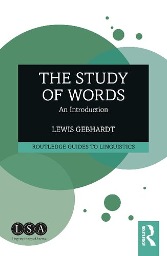 The Study of Words: An Introduction (PDF/EPUB Version)
