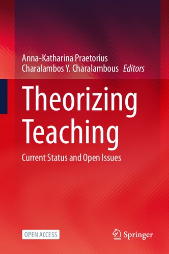 Theorizing Teaching: Current Status and Open Issues (PDF/EPUB Version)
