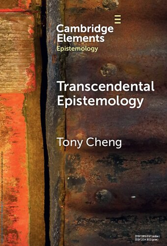 Transcendental Epistemology (PDF/EPUB Version)