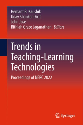 Trends in Teaching-Learning Technologies: Proceedings of NERC 2022 (PDF/EPUB Version)
