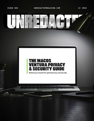 UNREDACTED Magazine Issue #005 - January 2023 (PDF/EPUB Version)

