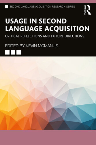 Usage in Second Language Acquisition (PDF/EPUB Version)
