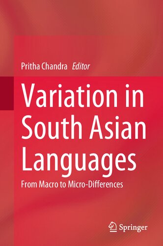 Variation in South Asian Languages: From Macro to Micro-Differences (PDF/EPUB Version)
