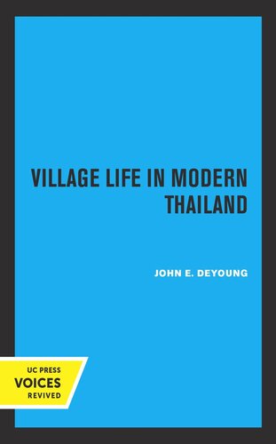 Village Life in Modern Thailand (PDF/EPUB Version)
