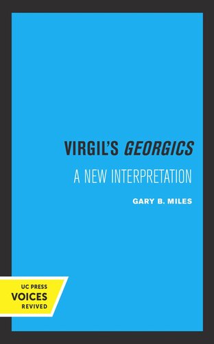 Virgil's Georgics: A New Interpretation (PDF/EPUB Version)
