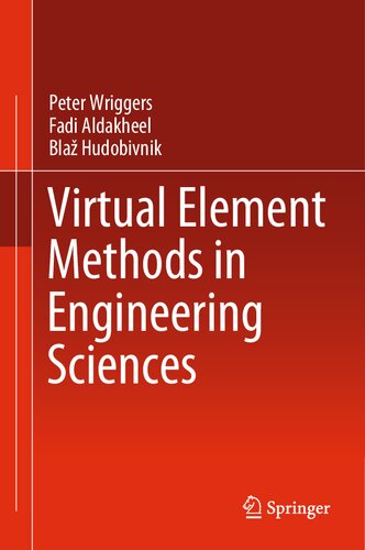 Virtual Element Methods in Engineering Sciences (PDF/EPUB Version)