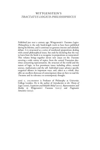 Wittgenstein's Tractatus Logico-Philosophicus: A Critical Guide (PDF/EPUB Version)