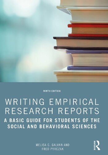 Writing Empirical Research Reports (PDF/EPUB Version)
