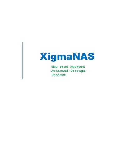 xigmaNas (PDF/EPUB Version)
