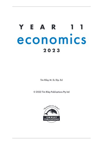 Year 11 Economics 2023 (PDF/EPUB Version)
