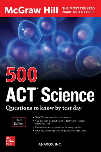 500 ACT SCIENCE QUESTIONS TO KNOW BY TEST DAY (PDF/EPUB Version)