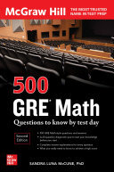 500 GRE Math Questions to Know by Test Day, Second Edition (PDF/EPUB Version)