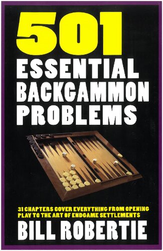 501 Essential Backgammon Problems (PDF/EPUB Version)