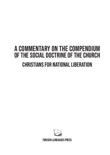 A Commentary on the Compendium of the Social Doctrine of the Church (PDF/EPUB Version)