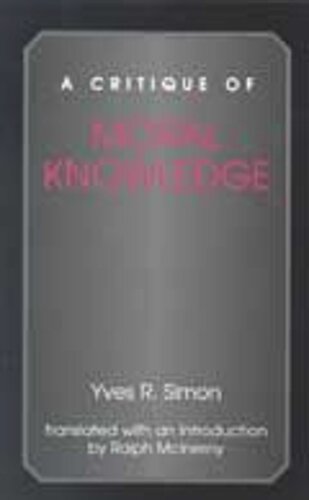 A Critique of Moral Knowledge (PDF/EPUB Version)