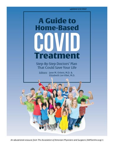 A Guide to Home-Based COVID Treatment - Step-By-Step Doctors' Plan That Could Save Your Life (PDF/EPUB Version)