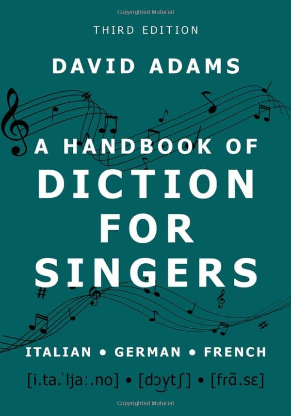 A Handbook of Diction for Singers: Italian, German, French (PDF/EPUB Version)