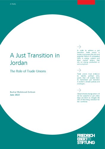 A Just Transition in Jordan : The Role of Trade Unions (PDF/EPUB Version)