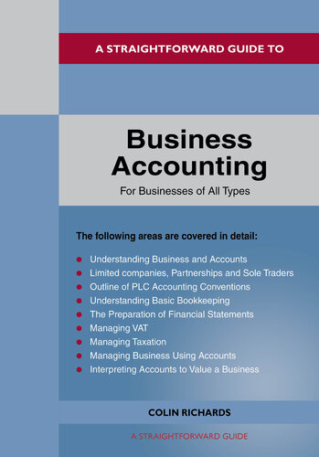 A Straightforward Guide to Business Accounting for Businesses of All Types (PDF/EPUB Version)
