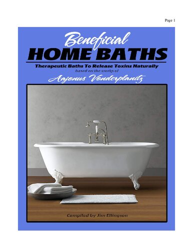 Aajonus Vonderplanitz : We want to live - Beneficial home baths - therapeutic baths to release toxins naturally (PDF/EPUB Version)