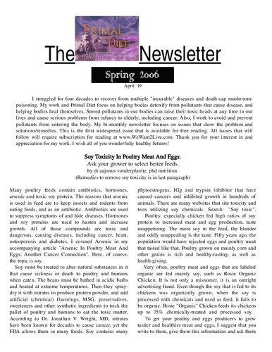 Aajonus Vonderplanitz : WE WANT TO LIVE NEWSLETTER FROM 2006 TO 2013 (PDF/EPUB Version)