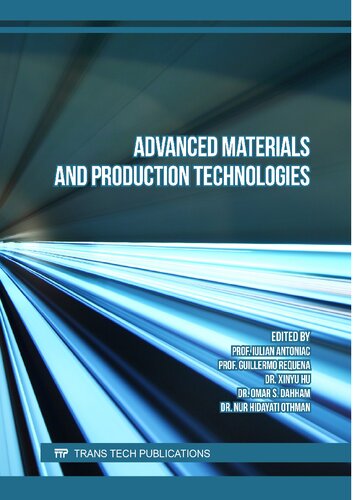 Advanced Materials and Production Technologies (PDF/EPUB Version)