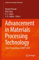 Advancement in Materials Processing Technology: Select Proceedings of AMPT 2020 (PDF/EPUB Version)