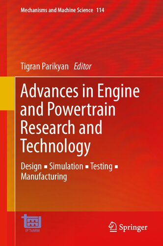 Advances in Engine and Powertrain Research and Technology: Design, Simulation, Testing, Manufacturing (PDF/EPUB Version)