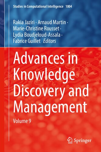 ADVANCES IN KNOWLEDGE DISCOVERY AND MANAGEMENT. (PDF/EPUB Version)