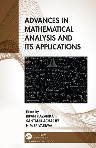 Advances in Mathematical Analysis and its Applications (PDF/EPUB Version)