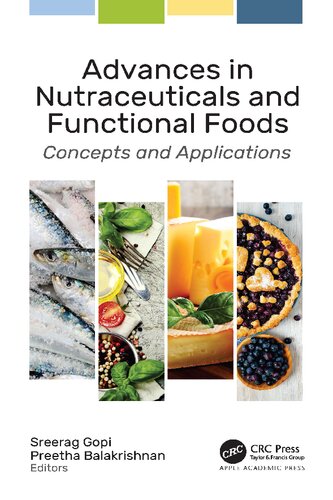 Advances in nutraceuticals and functional foods : concepts and applications (PDF/EPUB Version)