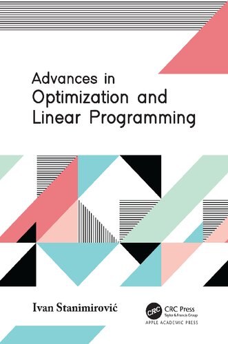 Advances in Optimization and Linear Programming (PDF/EPUB Version)