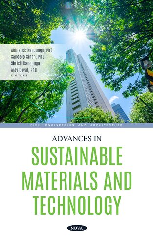 Advances in Sustainable Materials and Technology (PDF/EPUB Version)