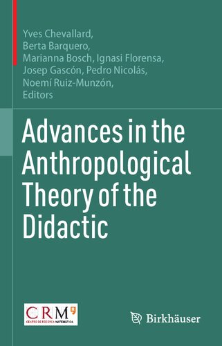 Advances in the Anthropological Theory of the Didactic (PDF/EPUB Version)