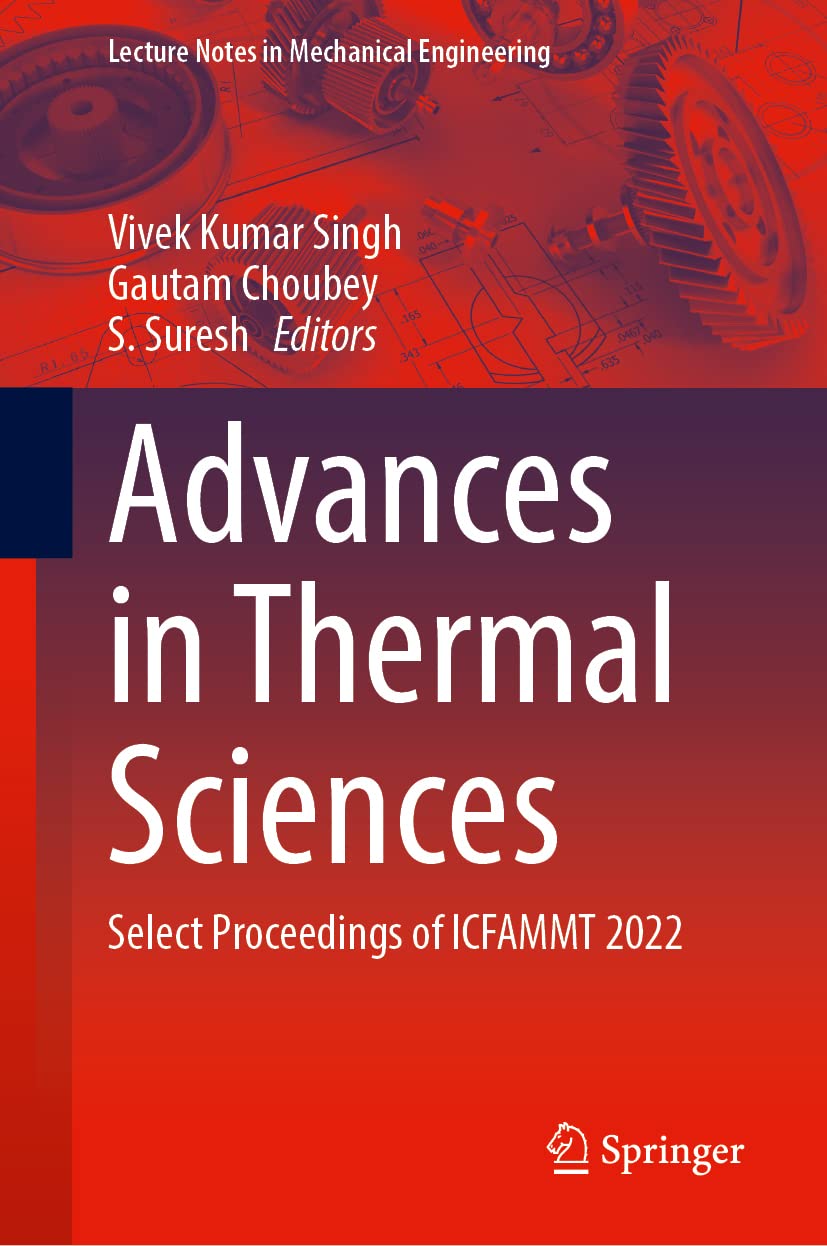 Advances in Thermal Sciences: Select Proceedings of ICFAMMT 2022 (PDF/EPUB Version)