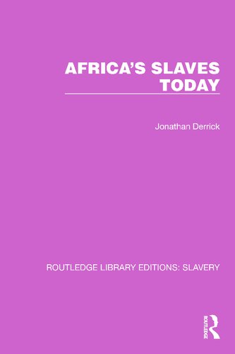 Africa's Slaves Today (PDF/EPUB Version)