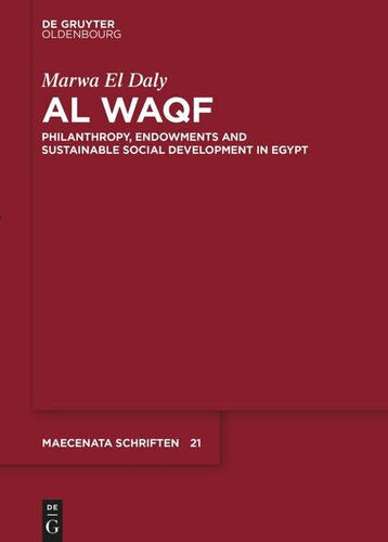 Al Waqf: Philanthropy, Endowments and Sustainable Social Development in Egypt (PDF/EPUB Version)