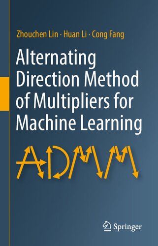 Alternating Direction Method of Multipliers for Machine Learning (PDF/EPUB Version)
