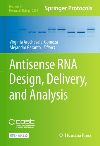 Antisense RNA Design, Delivery, and Analysis (PDF/EPUB Version)