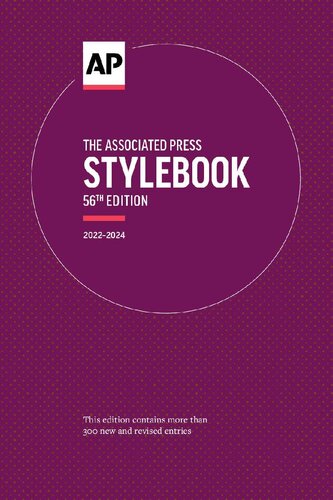 Associated Press Stylebook, 56th Edition (PDF/EPUB Version)