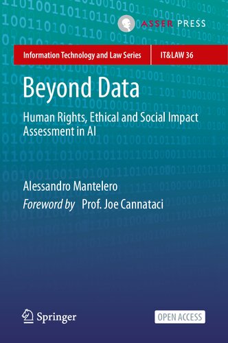 Beyond Data: Human Rights, Ethical And Social Impact Assessment In AI (PDF/EPUB Version)