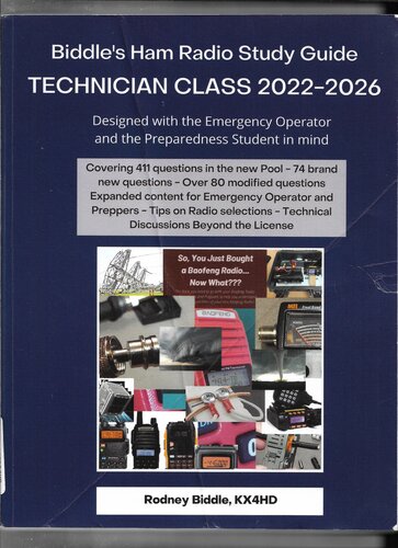 BIDDLE’S HAM RADIO STUDY GUIDE - TECHNICIAN LICENSE 2022-2026 (PDF/EPUB Version)