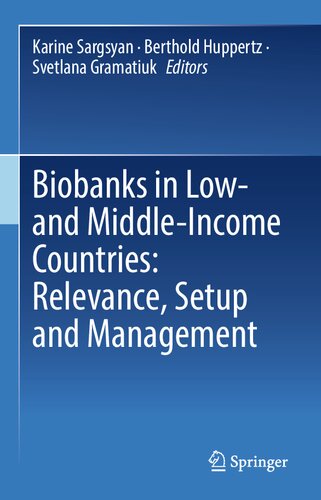 Biobanks in Low- and Middle-Income Countries: Relevance, Setup and Management (PDF/EPUB Version)