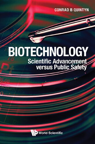 Biotechnology: Scientific Advancement versus Public Safety (PDF/EPUB Version)