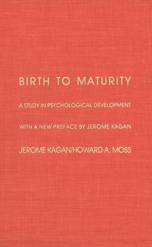 Birth to Maturity: A Study in Psychological Development (PDF/EPUB Version)